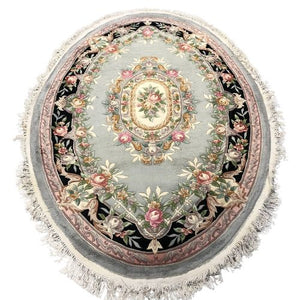 Chinese Rug Peking 5'8" x 8'5" Oval - The Rug District