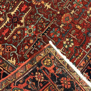 Persian Rugs -  Heriz  6'5" x 9" - Persian Rug Carpet - Antique Rugs - Rug District