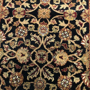 Indian Rug Kashan 3' x 5'2" Handmade Oriental Rugs