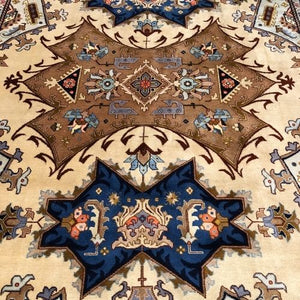 Persian Rugs - Tabriz - Perrsian Rug Carpet -  Vintage Rugs - 7'9" x 9'7"