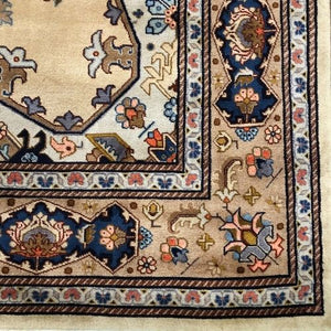 Persian Rugs - Tabriz - Perrsian Rug Carpet -  Vintage Rugs - 7'9" x 9'7"