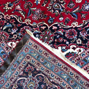 Persian Rug Kashan 8' x 11'7" Handmade Oriental Rugs - Rug District