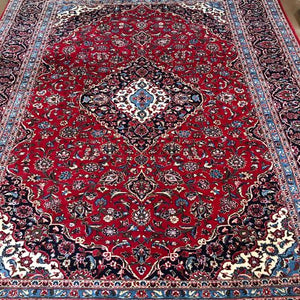 Persian Rug Kashan 8' x 11'7" Handmade Oriental Rugs - Rug District