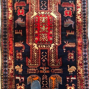 Persian Rug Nahavand 4' x 9'1"