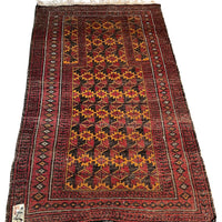 Afghan Rug - Belouchi 3'1" x 4'11"