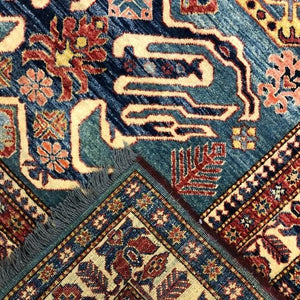 Afghan Rug - Kazak 4'9" x 7'4" - Rug District