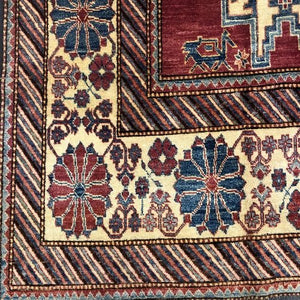 Afghan Rug Kazak 9'1" x 12'1" - Rug District