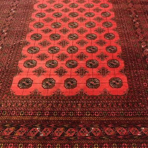 Afghan Rug Turkman 6'7" x 9'10" - Rug District