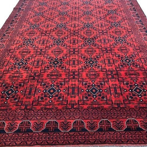 Afghan Rug Turkman 8'11" x 11'5" - Rug District