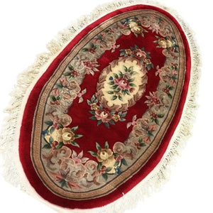 Chinese Rug Peking 3'1" x 5'1" Oval - Rug District