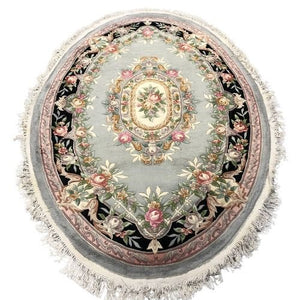 Chinese Rug Peking 5'8" x 8'5" Oval - Rug District