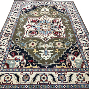 India Chobi Heriz - 6'8" x 9'8" - Rug District