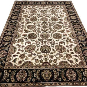 Indian Rug Kashan 6'2" x 9' - Rug District