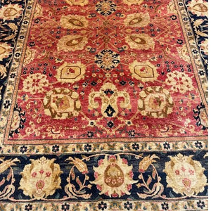 Indian Rug Kashan 7'11" x 10' - Rug District