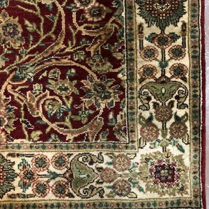 Indian Rug Sarouk 4'2" x 5'10" - Rug District