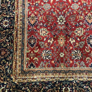 Indian Rug - Sarouk 8'10" x 11'7" - Rug District