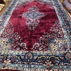 Indian Rug Sarouk 8'9" x 14'10" - Rug District