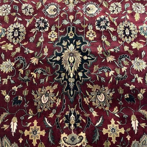 Indian Rug Sarouk 9'8" x 14'1" - Rug District