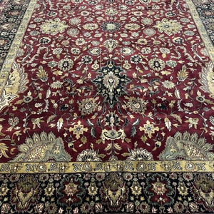 Indian Rug Sarouk 9'8" x 14'1" - Rug District