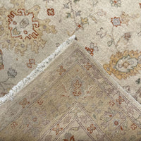 Indian Rug - Chobi 5'5" x 7'10" - Vintage Rugs-Back