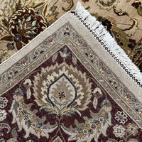 Indian Rugs - Royal Sarouk  8'10" x 12'1 - Vintage Rugs - Back