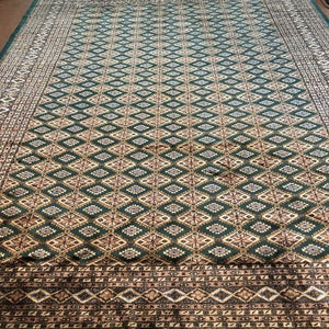 Pakistan Bokhara Rug 9'3" x 12'4" - Rug District