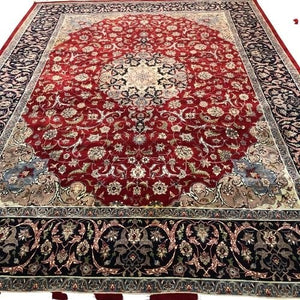 Pakistan Kashan Rug 8'11" x 12'1" - Rug District