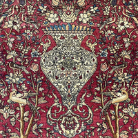 Persian Isfahan Sarraf Mamouri 5'1" x 6'6" - Rug District