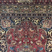 Persian Isfahan Sarraf Mamouri 5'1" x 6'6" - Rug District