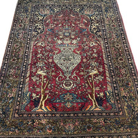 Persian Isfahan Sarraf Mamouri 5'1" x 6'6" - Rug District