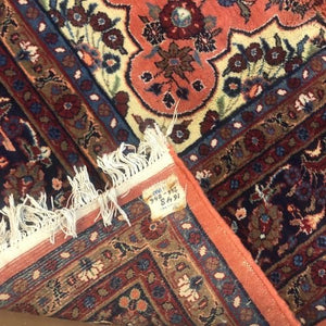 Persian Rug Hamadan 8'5" x 8'7" - Rug District