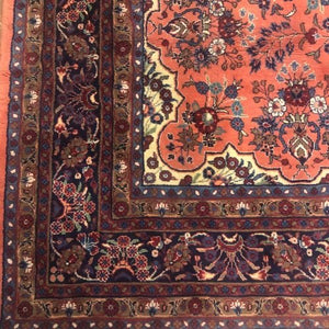 Persian Rug Hamadan 8'5" x 8'7" - Rug District