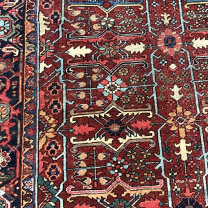 Persian Rug Heriz 6'5" x 9" - Rug District