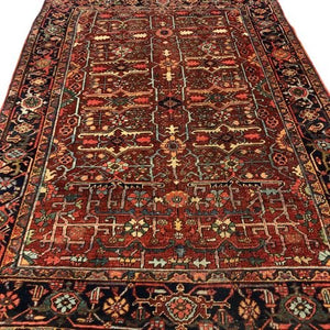 Persian Rug Heriz 6'5" x 9" - Rug District