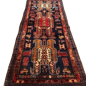 Persian Rug Nahavand 4' x 9'1" - Rug District