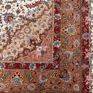 Persian Rug Tabriz 9'1" x 11'5" - Rug District