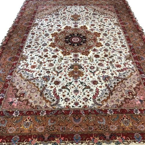 Persian Rug Tabriz 9'1" x 11'5" - Rug District