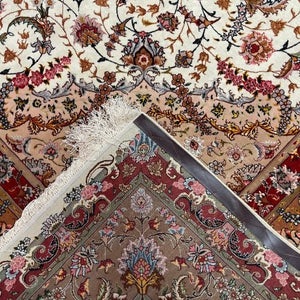 Persian Rug Tabriz 9'1" x 11'5" - Rug District