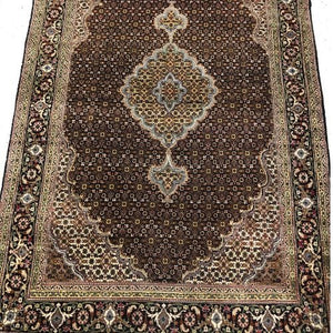 Persian Rug Tabriz Wool & Silk 3'4" x 5' - Rug District