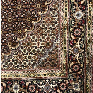 Persian Rug Tabriz Wool & Silk 3'4" x 5' - Rug District