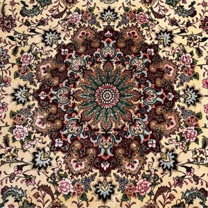 Persian Rug - Tabriz Wool & Silk 6'8" x 9'10" - Rug District