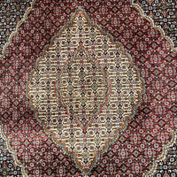Persian Rug - Tabriz Wool & Silk 9'11" x 13' - Rug District