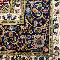 Persian Rug - Tabriz Wool & Silk 9'8" x 13'1" - Rug District