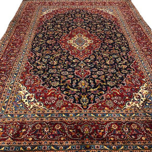 Persian Rugs - Kashan 8'3" x 11'8" - Handmade Rugs - Vintage Rugs - Persian Rug Carpet - Rug Distric