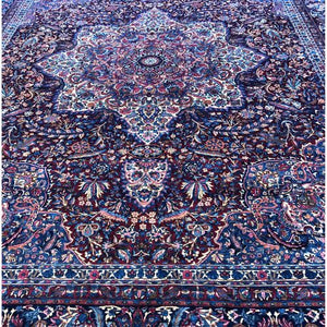 Persian Rug Laver Kerman 11'11" x 15'8" - Vintage Rugs - Rug District