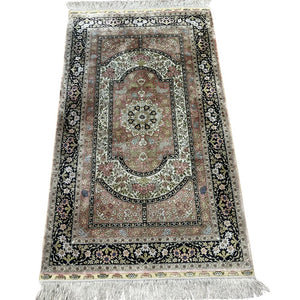 Persian Rug - Qum Pure Silk  2'4" x 4'1" 