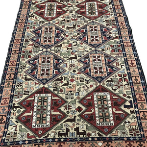 Turkish Rug - Sumac KIlim 4'5 x 6'8" - Rug District