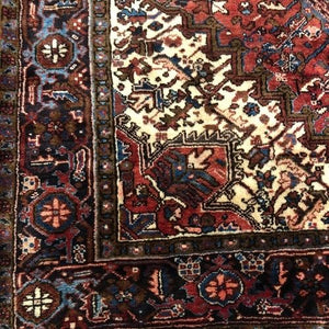 Oriental Rug Sale Persian Rug Heriz 7'3" x 9"7" 