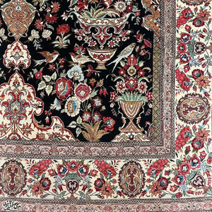 Persian Rug Pure Silk Qum 4'3" x 6'8"