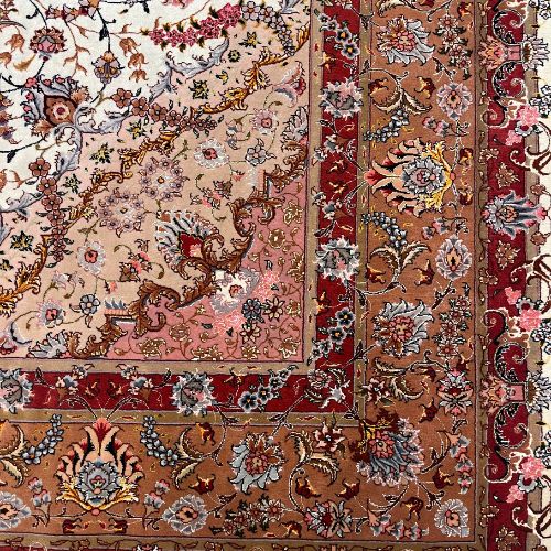 Persian Rug Tabriz 9 1 X 11 5 Wool Silk District